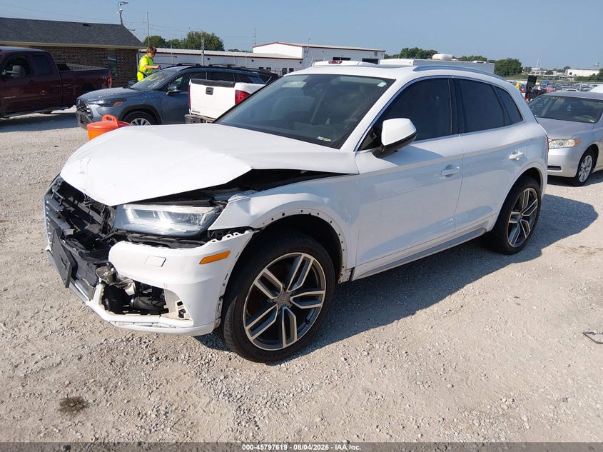 2018 Audi Q5 VIN WA1BNAFY9J2139041 IAAI salvage auction — NORMAL WEAR, Clear (Oklahoma), sold $2,150 on 2026-08-14 (photo 2)