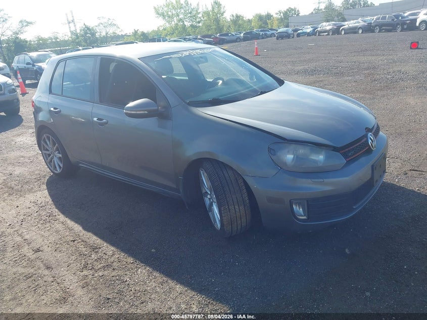2012 Volkswagen Gti VIN WVWHD7AJ6CW207288 IAAI salvage auction — NORMAL WEAR, Clear (Illinois), sold $475 on 2026-08-13 (photo 1)