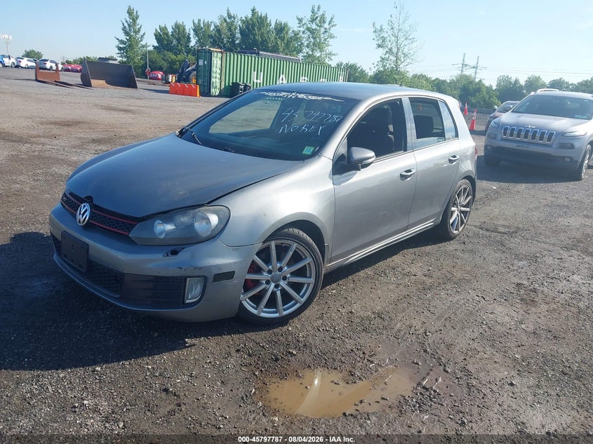 2012 Volkswagen Gti VIN WVWHD7AJ6CW207288 IAAI salvage auction — NORMAL WEAR, Clear (Illinois), sold $475 on 2026-08-13 (photo 2)