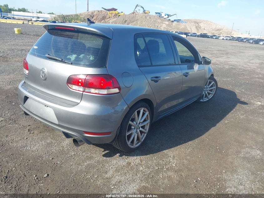 2012 Volkswagen Gti VIN WVWHD7AJ6CW207288 IAAI salvage auction — NORMAL WEAR, Clear (Illinois), sold $475 on 2026-08-13 (photo 4)