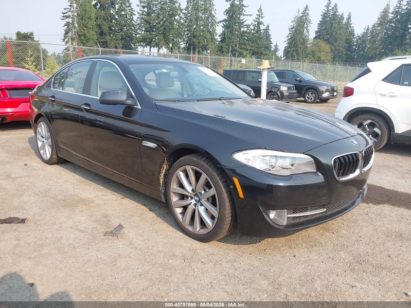 2013 BMW 5er VIN WBAFU7C55DDU71751 IAAI salvage auction — NORMAL WEAR, Wait Title, sold $725 on 2026-08-21 (photo 1)