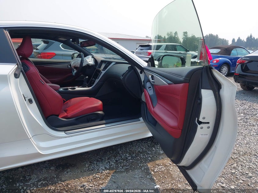 2018 Infiniti Q60 VIN JN1FV7EK8JM530390 IAAI salvage auction — FRONT END, Bill Of Sale (Washington), sold $8,000 on 2026-08-22 (photo 5)