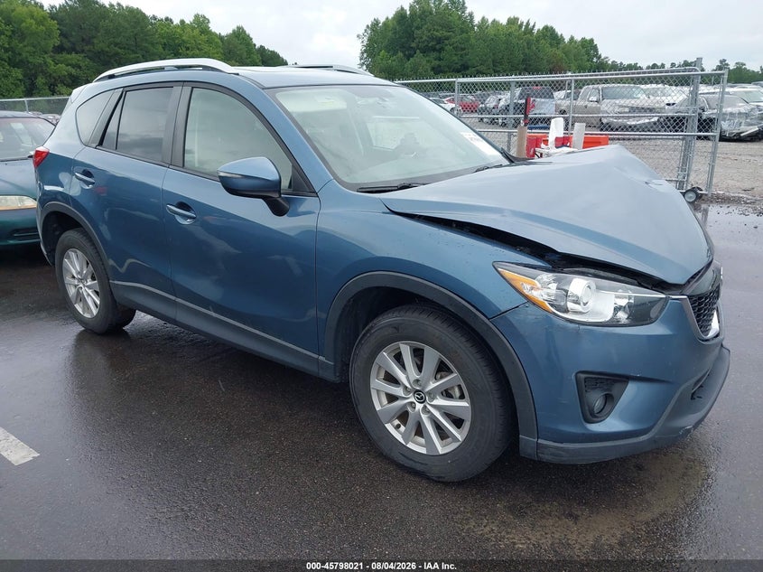 2015 Mazda Cx-5 VIN JM3KE2CY7F0467715 IAAI salvage auction — LEFT FRONT, Salvage Title, sold $2,550 on 2026-08-23 (photo 1)