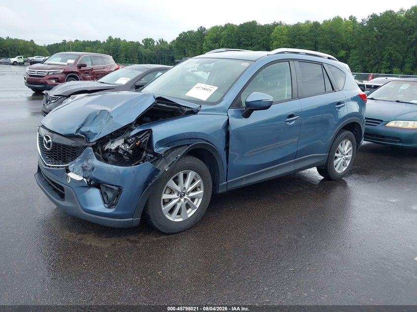 2015 Mazda Cx-5 VIN JM3KE2CY7F0467715 IAAI salvage auction — LEFT FRONT, Salvage Title, sold $2,550 on 2026-08-23 (photo 2)