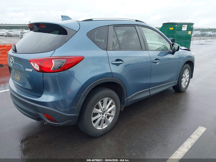 2015 Mazda Cx-5 VIN JM3KE2CY7F0467715 IAAI salvage auction — LEFT FRONT, Salvage Title, sold $2,550 on 2026-08-23 (photo 4)