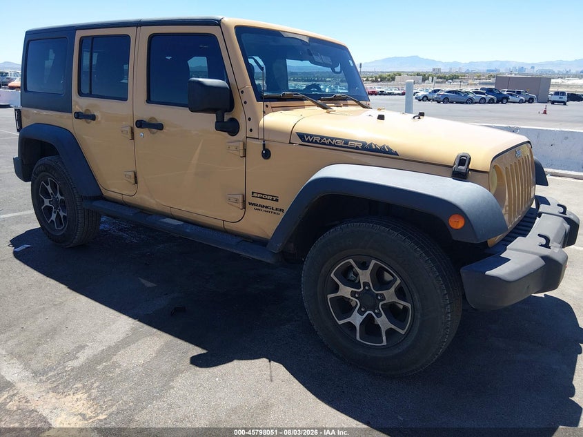 2014 Jeep Wrangler unlimited VIN 1C4BJWDG0EL242387 — IAAI salvage auction photo