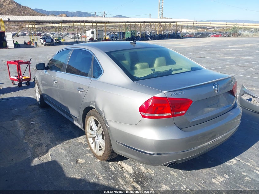 2013 Volkswagen Passat VIN 1VWCN7A37DC108357 IAAI salvage auction — FRONT END, Wait Title, sold $1,050 on 2026-09-02 (photo 3)