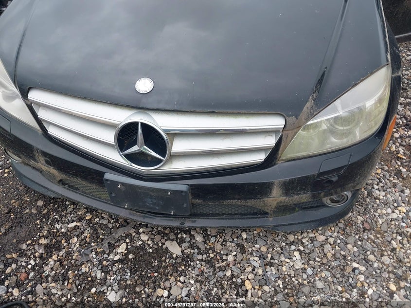 2009 Mercedes-benz C class VIN WDDGF81XX9F216221 IAAI salvage auction — NORMAL WEAR, Clear (New York), sold $550 on 2026-08-18 (photo 6)