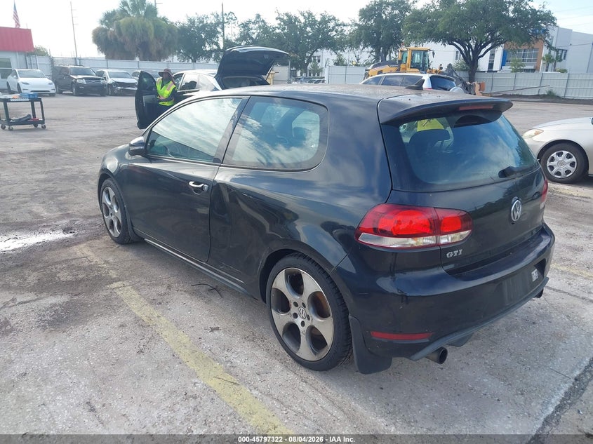 2010 Volkswagen Gti VIN WVWED7AJ5AW402024 IAAI salvage auction — LEFT SIDE, Clear (Florida), sold $1,850 on 2026-08-19 (photo 3)