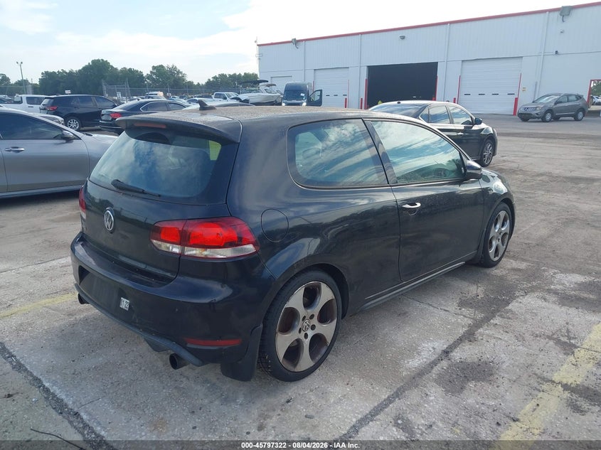 2010 Volkswagen Gti VIN WVWED7AJ5AW402024 IAAI salvage auction — LEFT SIDE, Clear (Florida), sold $1,850 on 2026-08-19 (photo 4)