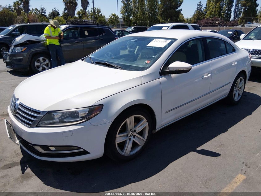 2013 Volkswagen Passat cc VIN WVWBP7ANXDE552413 IAAI salvage auction — NORMAL WEAR, Clear - Dealer Only (California), sold $275 on 2026-08-17 (photo 2)