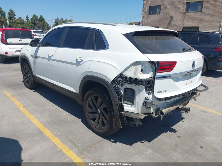 2020 Volkswagen Atlas cross sport VIN 1V2EE2CA3LC229667 IAAI salvage auction — REAR END, Salvage Title, sold $8,000 on 2026-08-16 (photo 3)