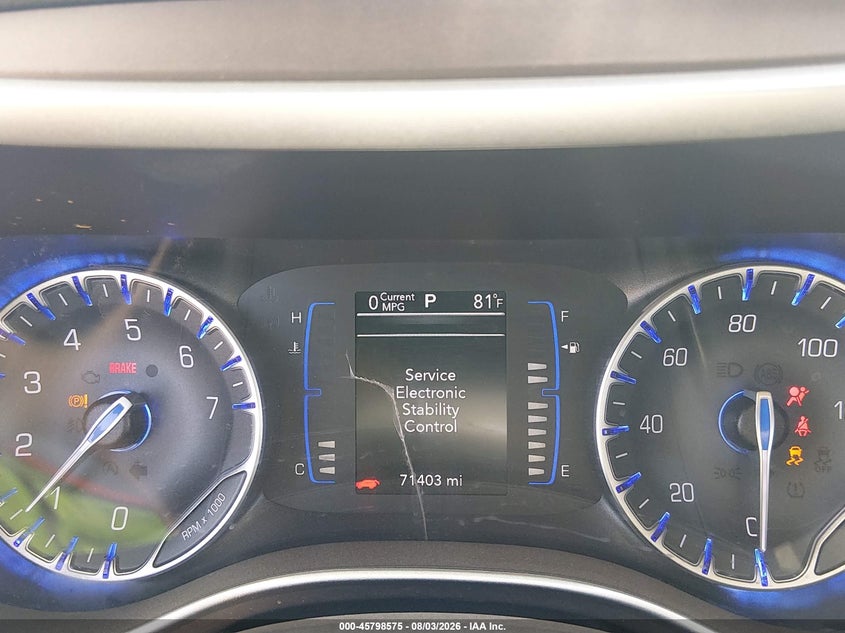 2019 Chrysler Pacifica VIN 2C4RC1BG9KR548263 IAAI salvage auction — SIDE, Salvage Title, sold $0 on 2026-09-10 (photo 7)