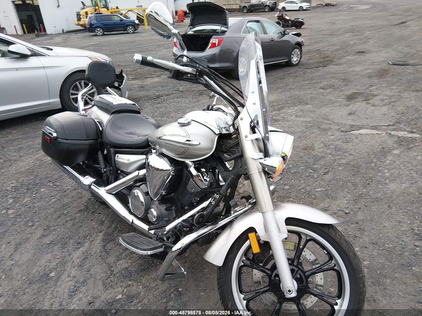 2009 Yamaha Xvs950 VIN JYAVN01N69A001111 IAAI salvage auction — FRONT END, Salvage (Pennsylvania), sold $1,200 on 2026-09-04 (photo 1)