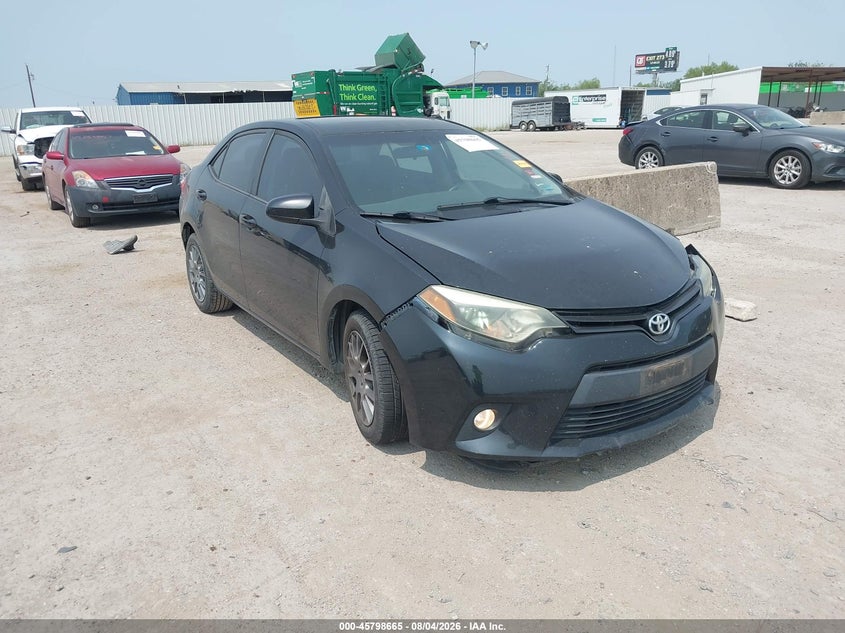 2014 Toyota Corolla VIN 5YFBURHEXEP069521 IAAI salvage auction — NORMAL WEAR, Original (Texas), sold $1,375 on 2026-08-15 (photo 1)