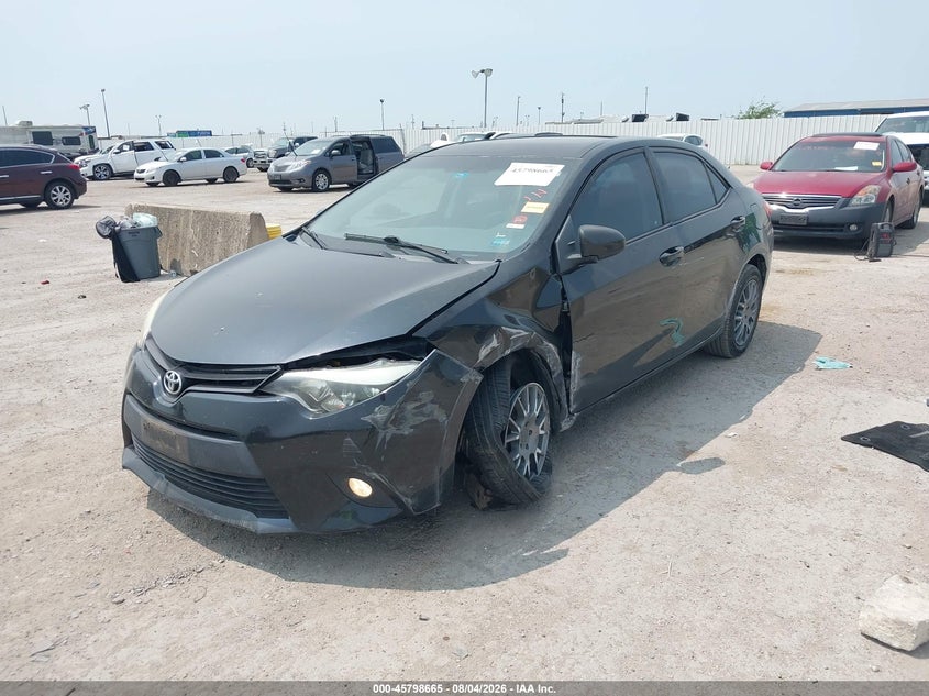 2014 Toyota Corolla VIN 5YFBURHEXEP069521 IAAI salvage auction — NORMAL WEAR, Original (Texas), sold $1,375 on 2026-08-15 (photo 2)