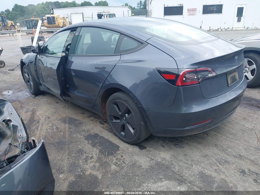 2023 Tesla Model 3 VIN 5YJ3E1EA6PF612995 IAAI salvage auction — SIDE, Salvage Title, sold $10,000 on 2026-08-23 (photo 3)