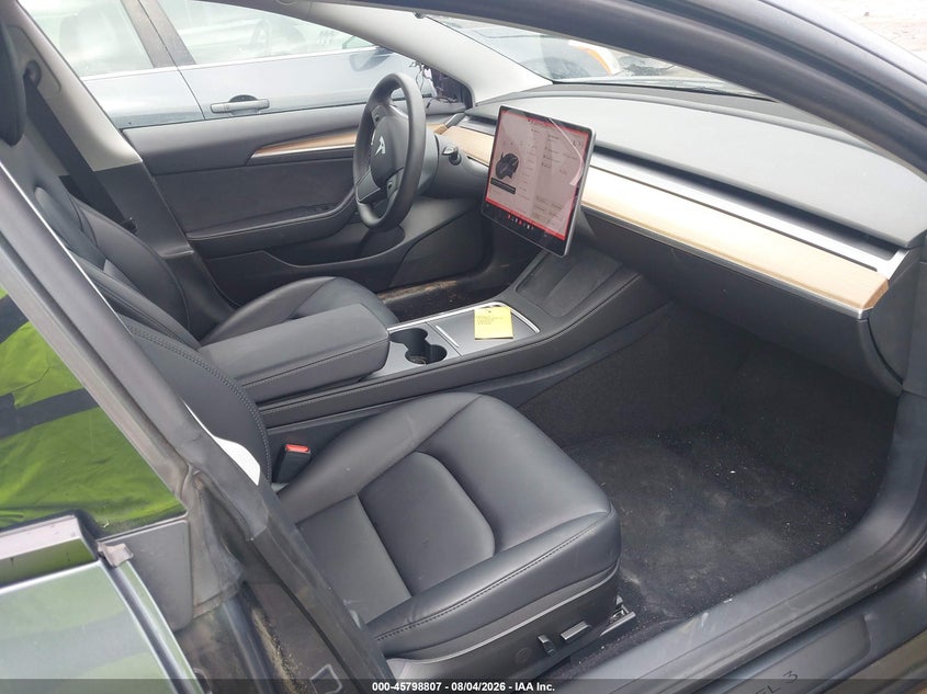 2023 Tesla Model 3 VIN 5YJ3E1EA6PF612995 IAAI salvage auction — SIDE, Salvage Title, sold $10,000 on 2026-08-23 (photo 5)