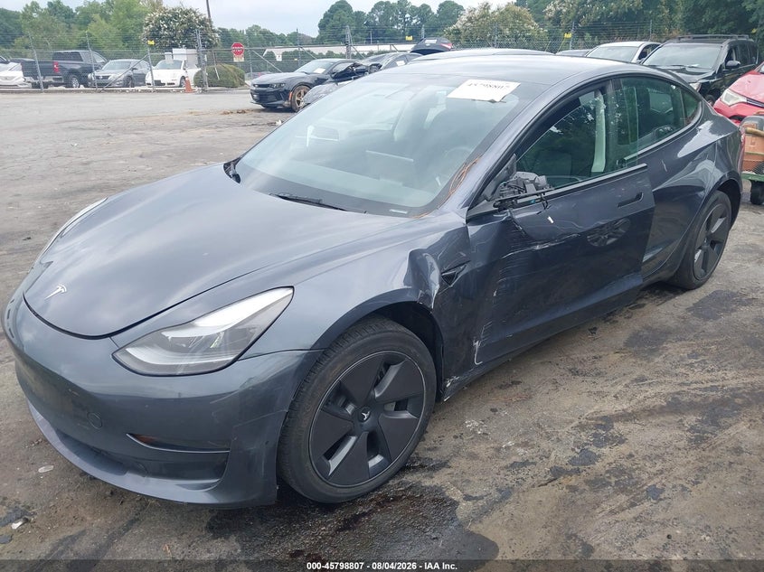 2023 Tesla Model 3 VIN 5YJ3E1EA6PF612995 IAAI salvage auction — SIDE, Salvage Title, sold $10,000 on 2026-08-23 (photo 6)