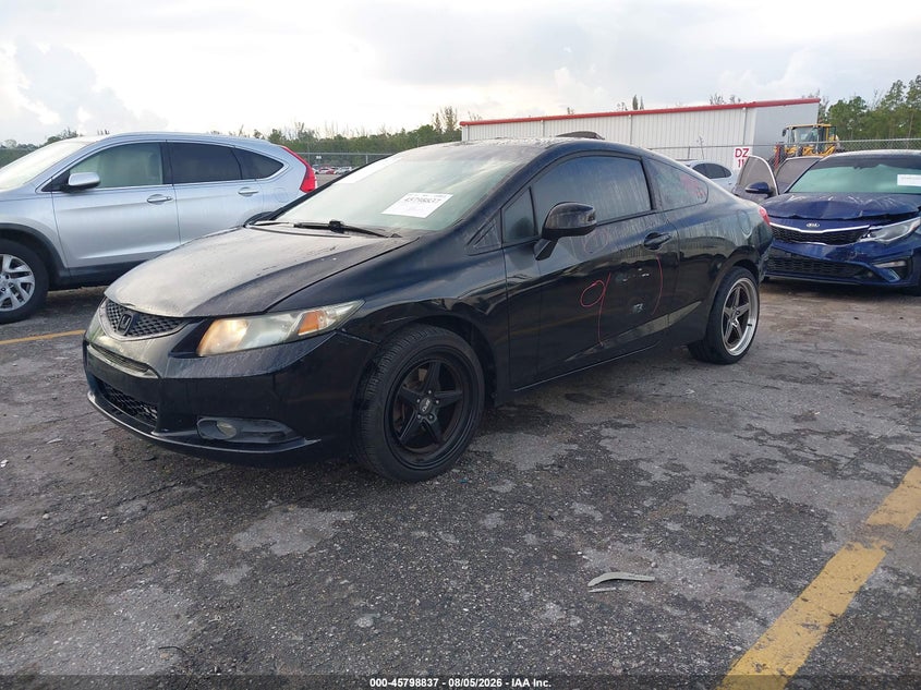 2013 Honda Civic VIN 2HGFG3B58DH514116 IAAI salvage auction — REAR END, Salvage Title, sold $1,000 on 2026-08-29 (photo 2)