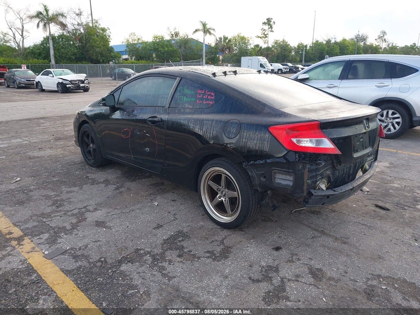 2013 Honda Civic VIN 2HGFG3B58DH514116 IAAI salvage auction — REAR END, Salvage Title, sold $1,000 on 2026-08-29 (photo 3)