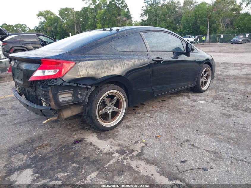 2013 Honda Civic VIN 2HGFG3B58DH514116 IAAI salvage auction — REAR END, Salvage Title, sold $1,000 on 2026-08-29 (photo 4)