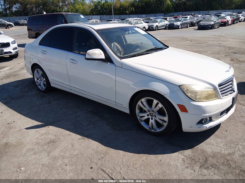 2008 Mercedes-benz C class VIN WDDGF54X08F016778 IAAI salvage auction — NORMAL WEAR, Clear - Dealer Only (California), sold $300 on 2026-08-13 (photo 1)