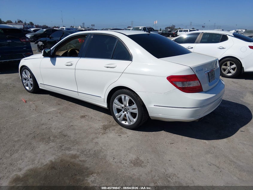 2008 Mercedes-benz C class VIN WDDGF54X08F016778 IAAI salvage auction — NORMAL WEAR, Clear - Dealer Only (California), sold $300 on 2026-08-13 (photo 3)
