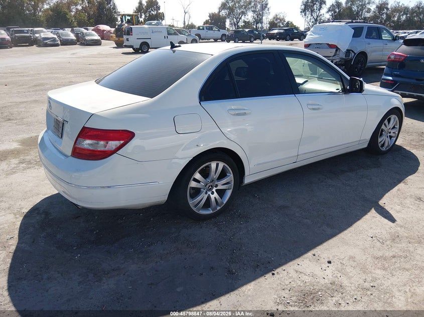 2008 Mercedes-benz C class VIN WDDGF54X08F016778 IAAI salvage auction — NORMAL WEAR, Clear - Dealer Only (California), sold $300 on 2026-08-13 (photo 4)