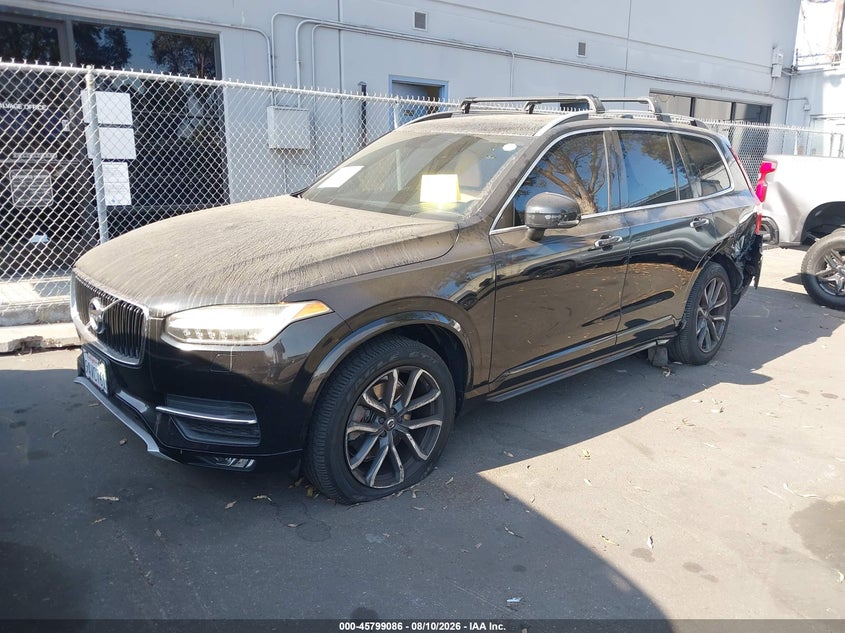 2016 Volvo Xc90 VIN YV4A22PK4G1035384 IAAI salvage auction — REAR END, Salvage Certificate (California), sold $6,975 on 2026-09-09 (photo 2)