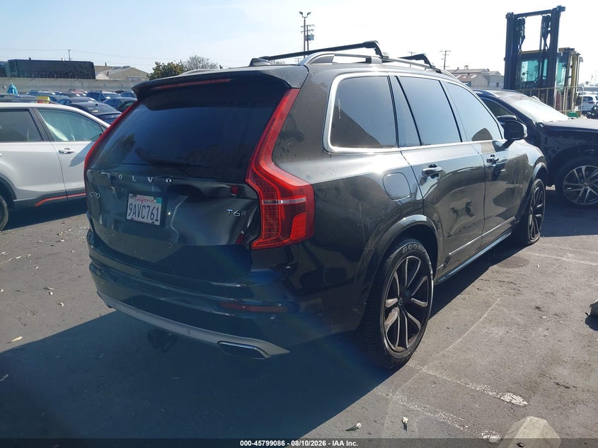 2016 Volvo Xc90 VIN YV4A22PK4G1035384 IAAI salvage auction — REAR END, Salvage Certificate (California), sold $6,975 on 2026-09-09 (photo 4)