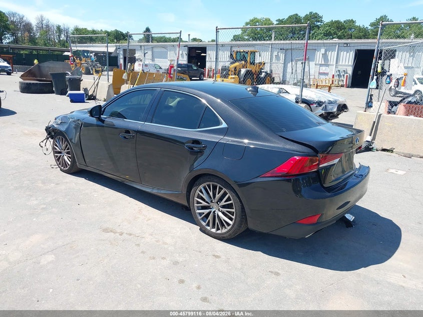 2017 Lexus Is VIN JTHBA1D29H5041926 IAAI salvage auction — FRONT & REAR, Wait Title, sold $2,825 on 2026-10-06 (photo 3)