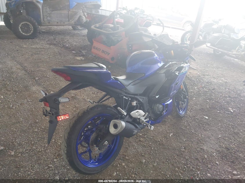 2026 Yamaha VIN MH3RH25E6TK007125 IAAI salvage auction — RIGHT FRONT, Wait Title, sold $2,000 on 2026-09-22 (photo 4)