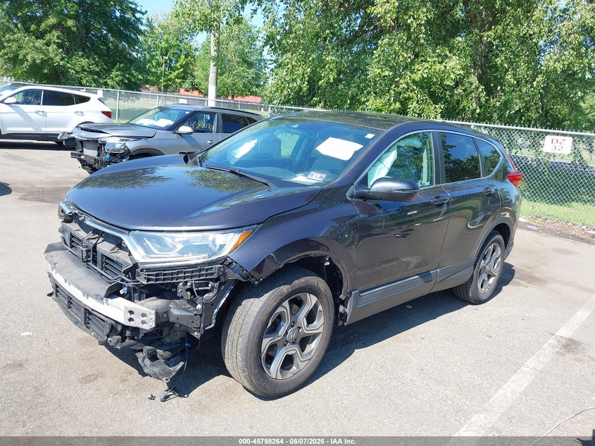 2019 Honda CR-V VIN 2HKRW2H82KH669727 IAAI salvage auction — Front End, Salvage, sold $7,475 on 2026-10-19 (photo 2)