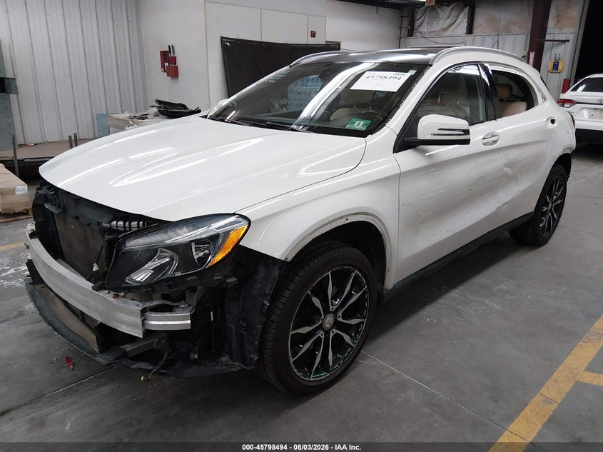 2016 Mercedes-benz Gla-klasse VIN WDCTG4EB2GJ190229 IAAI salvage auction — FRONT END, Salvage Title, sold $4,500 on 2026-08-16 (photo 2)