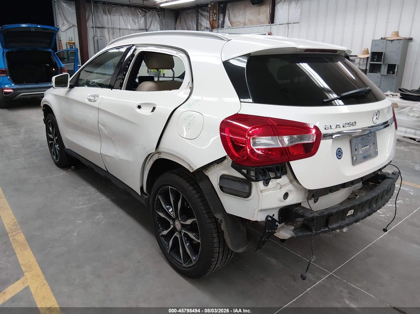 2016 Mercedes-benz Gla-klasse VIN WDCTG4EB2GJ190229 IAAI salvage auction — FRONT END, Salvage Title, sold $4,500 on 2026-08-16 (photo 3)