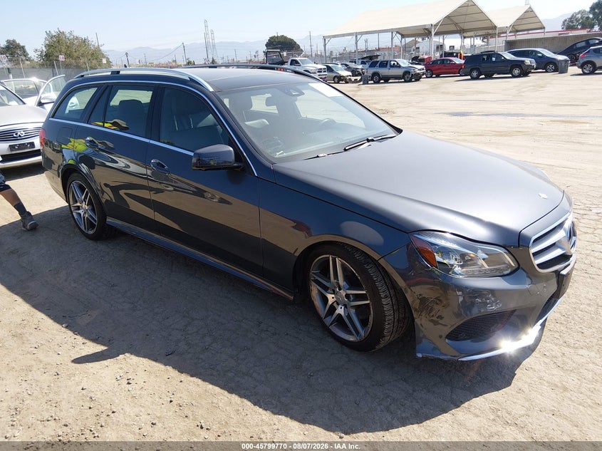 2016 Mercedes-benz E-klasse VIN WDDHH8JB3GB283198 IAAI salvage auction — RIGHT FRONT, Salvage (California), sold $7,200 on 2026-08-14 (photo 1)