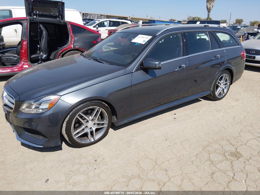 2016 Mercedes-benz E-klasse VIN WDDHH8JB3GB283198 IAAI salvage auction — RIGHT FRONT, Salvage (California), sold $7,200 on 2026-08-14 (photo 2)