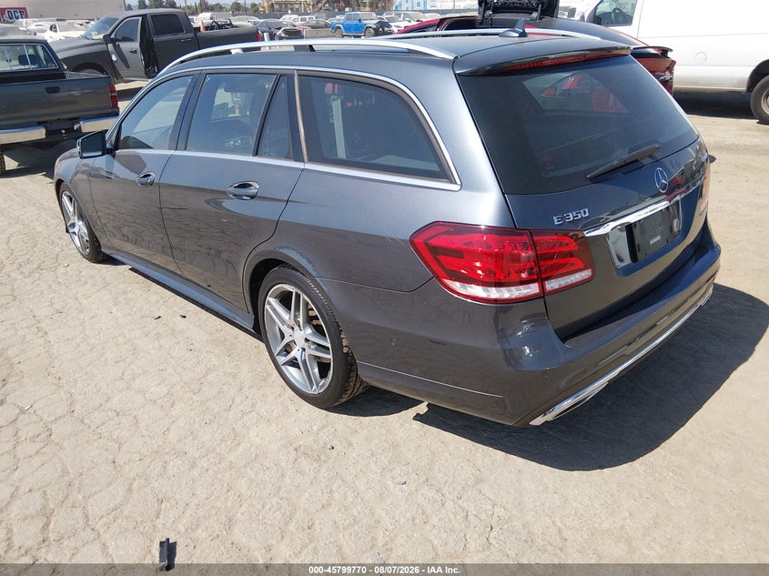 2016 Mercedes-benz E-klasse VIN WDDHH8JB3GB283198 IAAI salvage auction — RIGHT FRONT, Salvage (California), sold $7,200 on 2026-08-14 (photo 3)