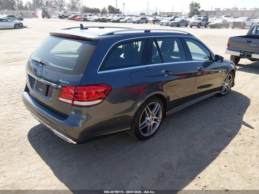 2016 Mercedes-benz E-klasse VIN WDDHH8JB3GB283198 IAAI salvage auction — RIGHT FRONT, Salvage (California), sold $7,200 on 2026-08-14 (photo 4)