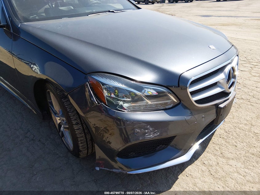 2016 Mercedes-benz E-klasse VIN WDDHH8JB3GB283198 IAAI salvage auction — RIGHT FRONT, Salvage (California), sold $7,200 on 2026-08-14 (photo 6)