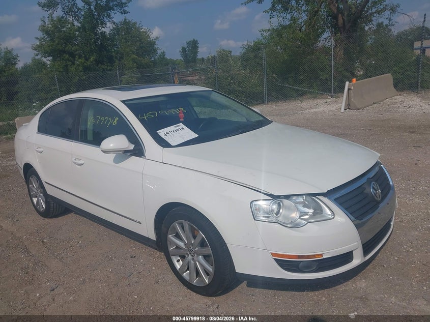 2010 Volkswagen Passat VIN WVWJK7AN7AP035676 IAAI salvage auction — LEFT FRONT, Junk Bill Of Sale Mv2459 (Wisconsin), sold $350 on 2026-08-19 (photo 1)