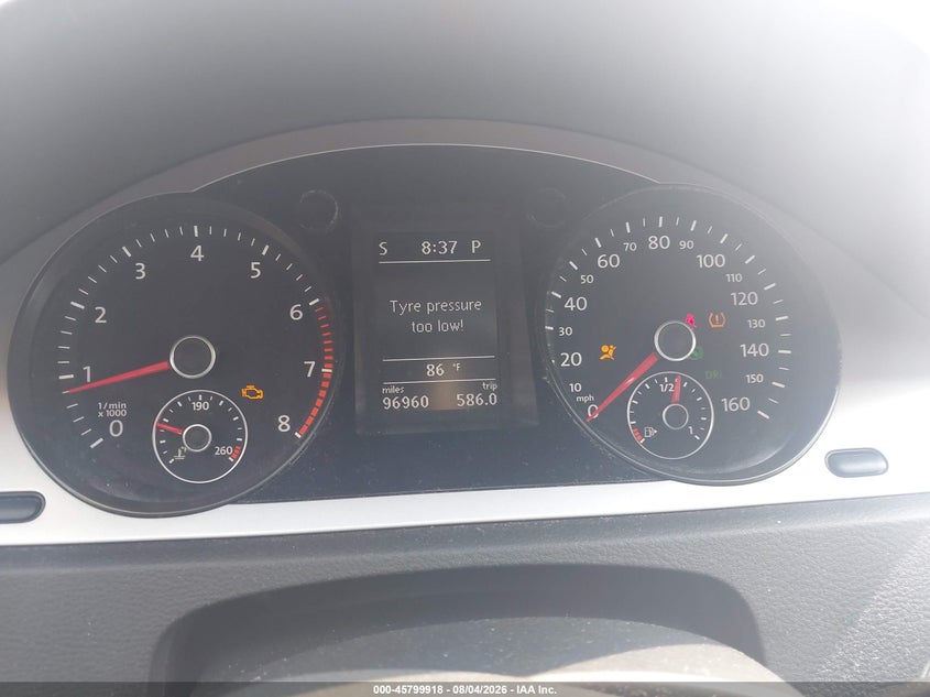 2010 Volkswagen Passat VIN WVWJK7AN7AP035676 IAAI salvage auction — LEFT FRONT, Junk Bill Of Sale Mv2459 (Wisconsin), sold $350 on 2026-08-19 (photo 7)