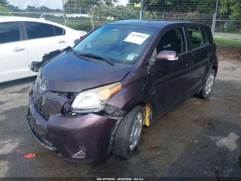 2013 Scion Xd VIN JTKKUPB47D1031762 IAAI salvage auction — FRONT END, Salvage (North Carolina), sold $675 on 2026-08-29 (photo 2)