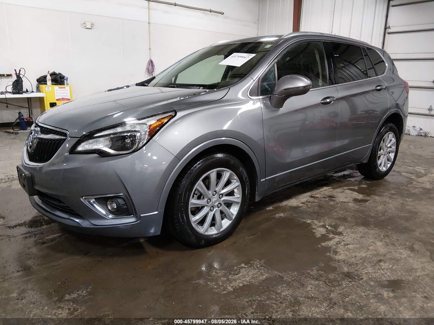 2019 Buick Envision VIN LRBFX2SA9KD145586 IAAI salvage auction — RIGHT FRONT, Salvage Title, sold $5,600 on 2026-09-30 (photo 2)