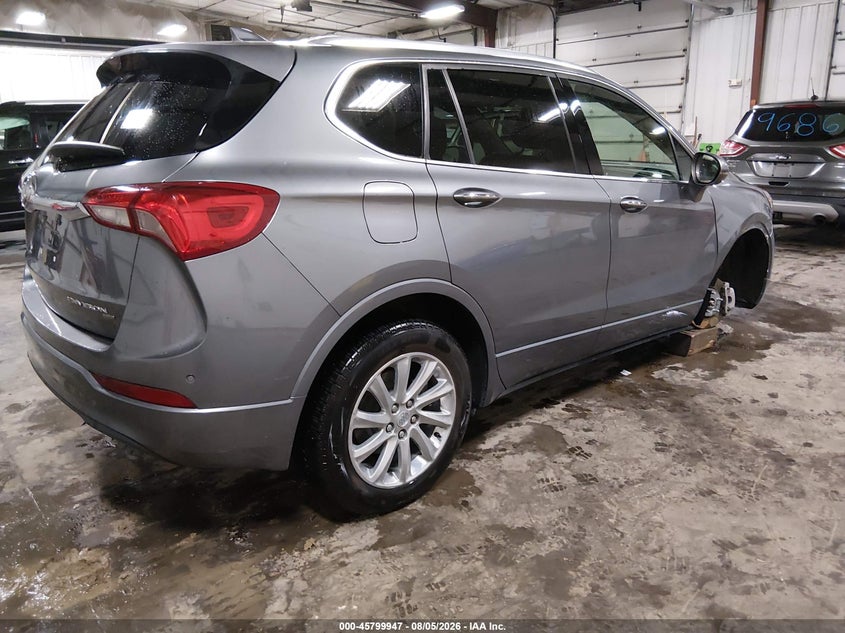 2019 Buick Envision VIN LRBFX2SA9KD145586 IAAI salvage auction — RIGHT FRONT, Salvage Title, sold $5,600 on 2026-09-30 (photo 4)