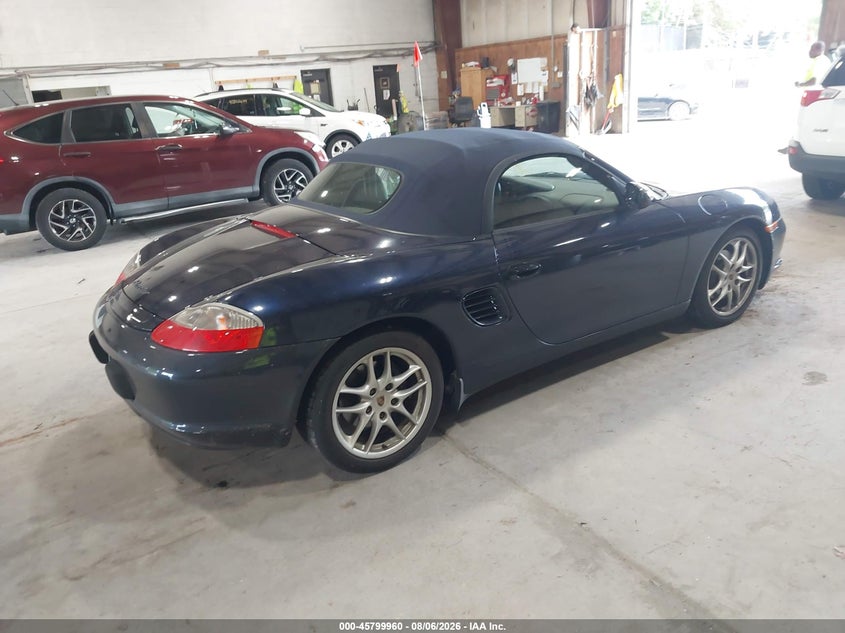 2004 Porsche Boxster VIN WP0CA298X4S620847 IAAI salvage auction — MECHANICAL, Clear (New York), sold $4,700 on 2026-08-12 (photo 4)