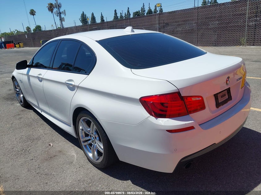 2013 BMW 5er VIN WBAFR7C52DC827676 IAAI salvage auction — FRONT END, Salvage Title, sold $1,250 on 2026-08-22 (photo 3)