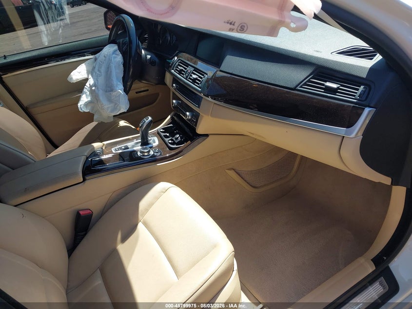 2013 BMW 5er VIN WBAFR7C52DC827676 IAAI salvage auction — FRONT END, Salvage Title, sold $1,250 on 2026-08-22 (photo 5)