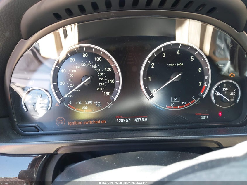 2013 BMW 5er VIN WBAFR7C52DC827676 IAAI salvage auction — FRONT END, Salvage Title, sold $1,250 on 2026-08-22 (photo 7)